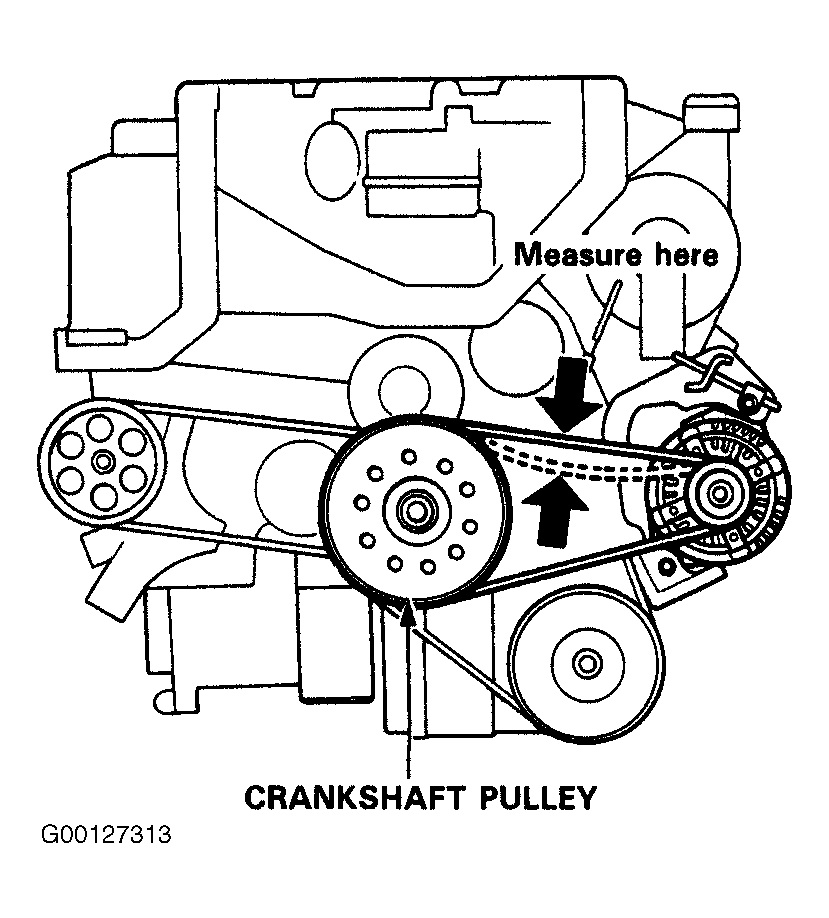 1997 Acura 3.2TL Serpentine Belt Routing and Timing Belt Diagrams.gif